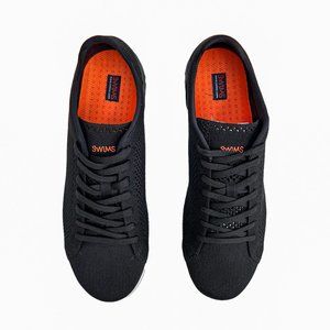 Swims Breeze Tennis Knit - Black White | 10.5